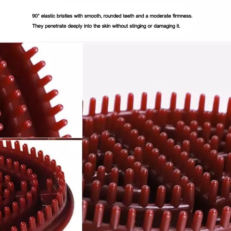 Meridian Slimming Massage Brush – 2PC Handheld Body & Belly Massager for Relaxation